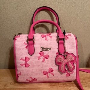 Juicy Couture Simply Sweet Pink Bow Satchel